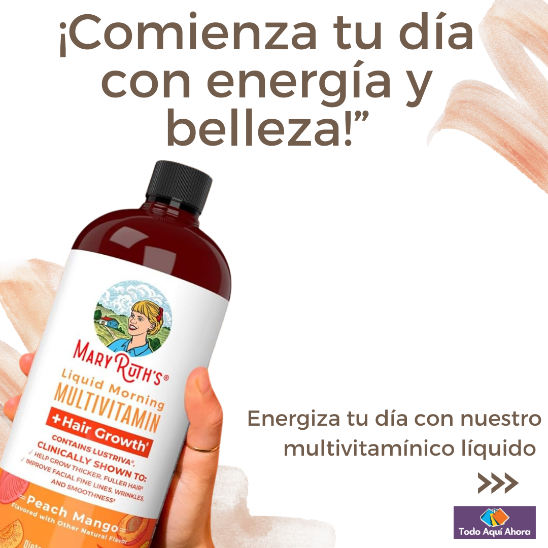 Multivitamínico Completo Mary Ruth’s: Tu Aliado Diario para una Salud Óptima